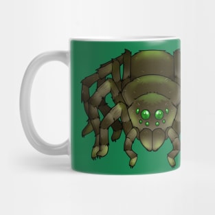 Cute tarantula (green) Mug